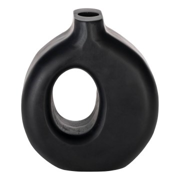 Eglo - Дерев'яна ваза 16,5x18 см чорний