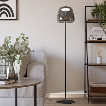 Eglo - Диммируемая напольная лампа LED RGBW LED/15,5W/230V 2700-6500K дымчатая