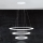 Eglo - диммируемая светодиодная люстра на тросе LED/45W/230V + LED/33W + LED/19,5W