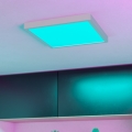 Eglo - Диммируемый LED RGBW потолочный светильник для ванной комнаты LED/13,5W/230V 2700-6500K 29,5x29,5 cm IP44 белый