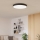Eglo - Диммируемый потолочный светильник LED RGBW, 36,5 Вт, 230 В, 2700-6500 К, Ø 69 см, чёрный