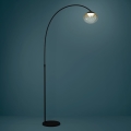 Eglo - Диммируемый светодиодный торшер LED/5,8W/230V 2200-6500K бежевый/дымчатый + пульт дистанционного управления