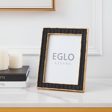 Eglo - Фоторамка 13x18 см черный/золотистый