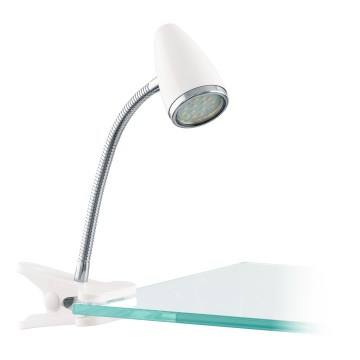 Eglo - LED-лампа на прищіпці 1xGU10/2,8W/230V біла/глянцевий хром