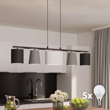 Eglo - LED-люстра на тросе 5xE14/25W/230V
