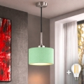 Eglo - LED-люстра на тросе TUNJA 1xE27/60W/230V диаметр 20 см зелёный/чёрный