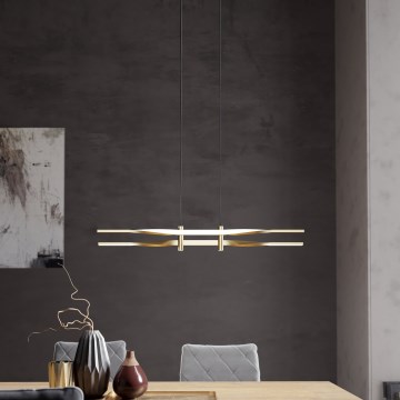 Eglo - LED люстра на тросі LED/21W/230V золота
