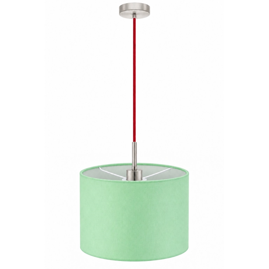 Eglo - LED-люстра на тросі TUNJA 1xE27/60W/230V діаметр 20 см зелена/червона
