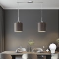 Eglo - LED Люстра на тросі TUNJA 2xE27/60W/230V коричневий