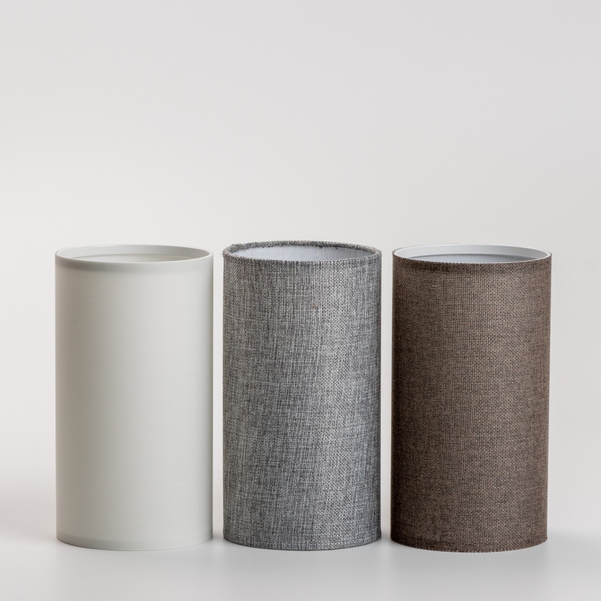 Eglo - LED Настільна лампа TUNJA 1xE27/60W/230V 26,5 cm матовий хром/коричневий