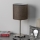 Eglo - LED  Настільна лампа TUNJA 1xE27/60W/230V 26,5 см матовий хром/коричневий