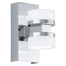Eglo - LED настінний світильник для ванної кімнати з регулюванням яскравості 2xLED/7,2W/ IP44