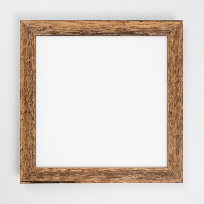 Eglo - Светодиодная диммируемая накладная панель POZZALLO WOOD LED/21W/230V 2700-6500K 49,5x49,5 см коричневая + дистанционное управление