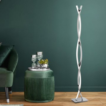 Eglo - LED підлогова лампа LED/36W/230V глянцевий хром