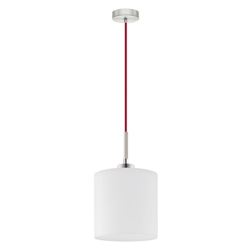 Eglo - LED  Підвісна люстра TUNJA 1xE27/60W/230V білий