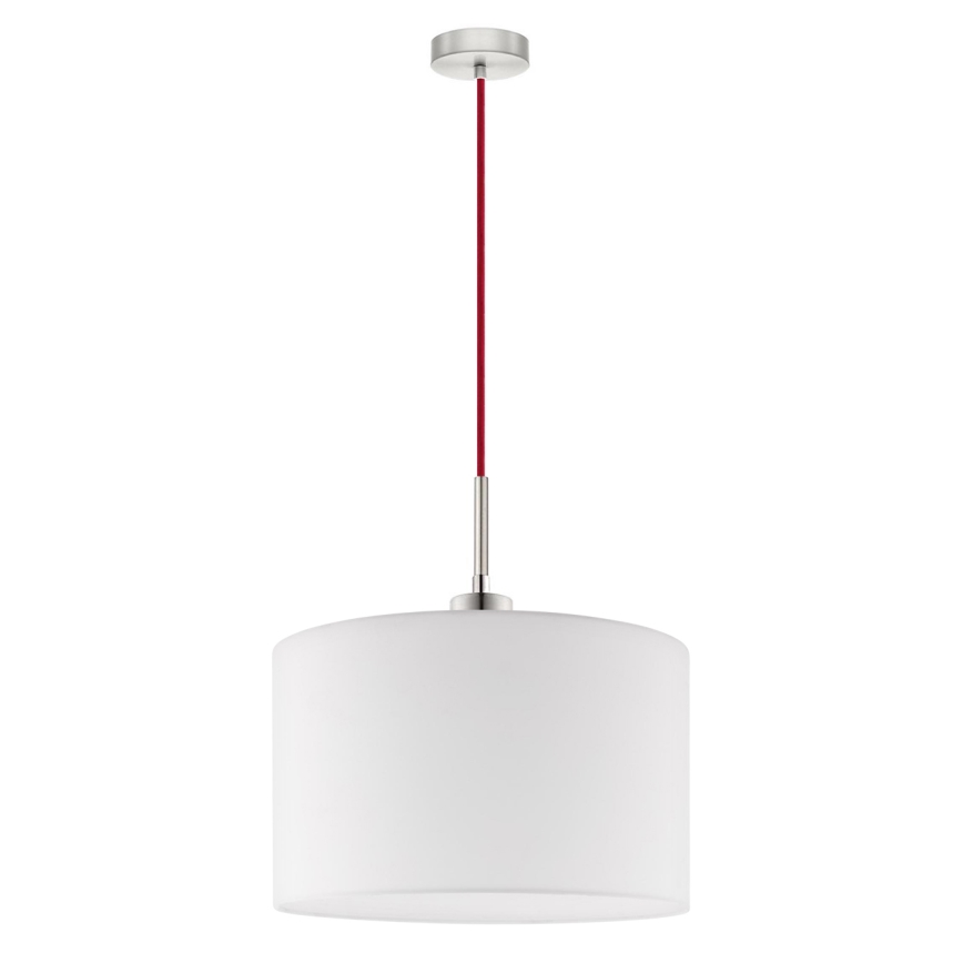 Eglo - LED  Підвісна люстра TUNJA 1xE27/60W/230V білий