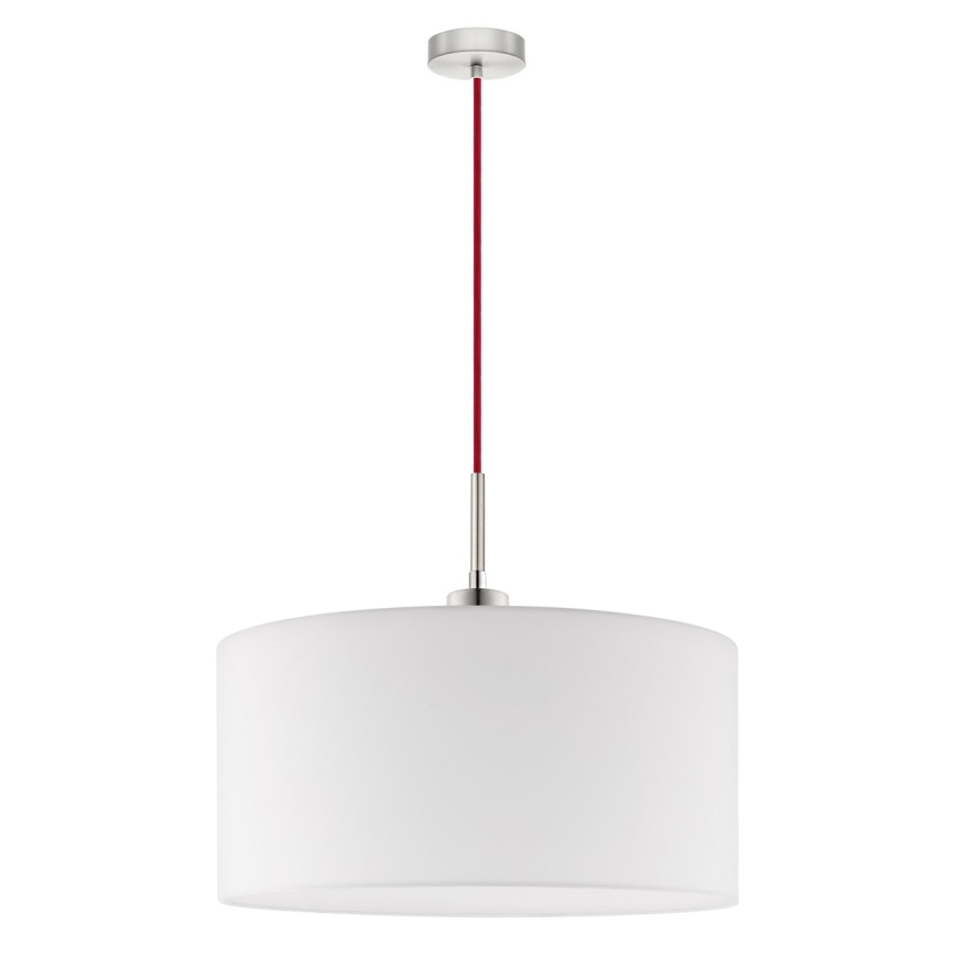 Eglo - LED  Підвісна люстра TUNJA 1xE27/60W/230V білий