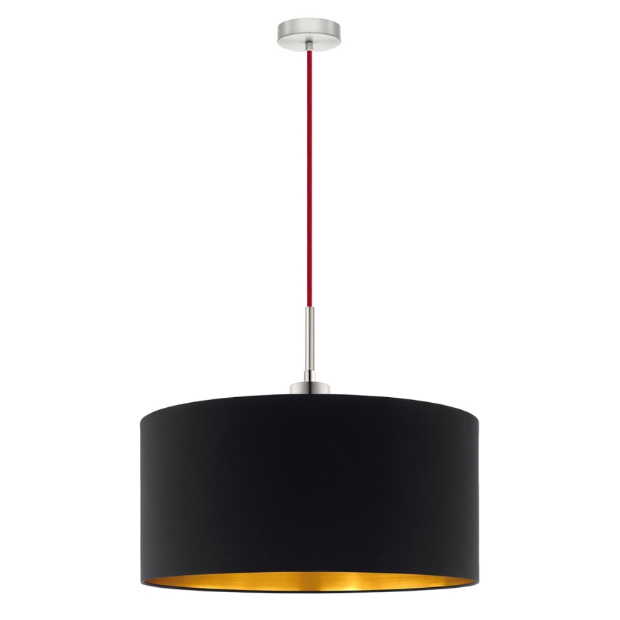 Eglo - LED  Підвісна люстра TUNJA 1xE27/60W/230V чорний