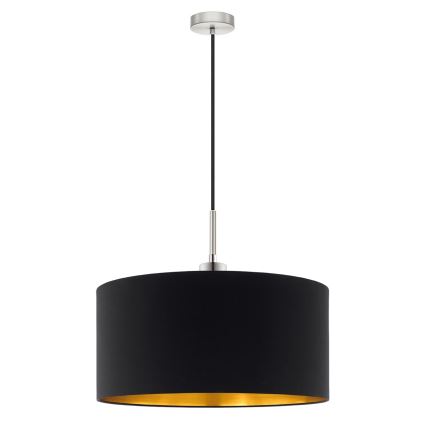 Eglo - LED  Підвісна люстра TUNJA 1xE27/60W/230V чорний