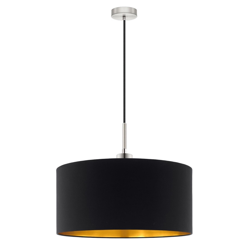 Eglo - LED  Підвісна люстра TUNJA 1xE27/60W/230V чорний