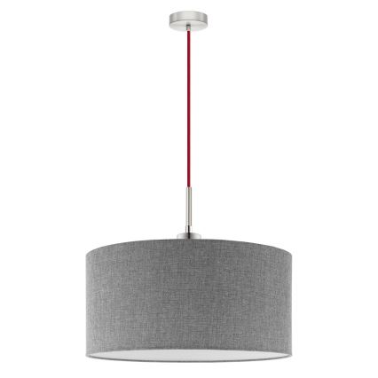 Eglo - LED  Підвісна люстра TUNJA 1xE27/60W/230V сірий