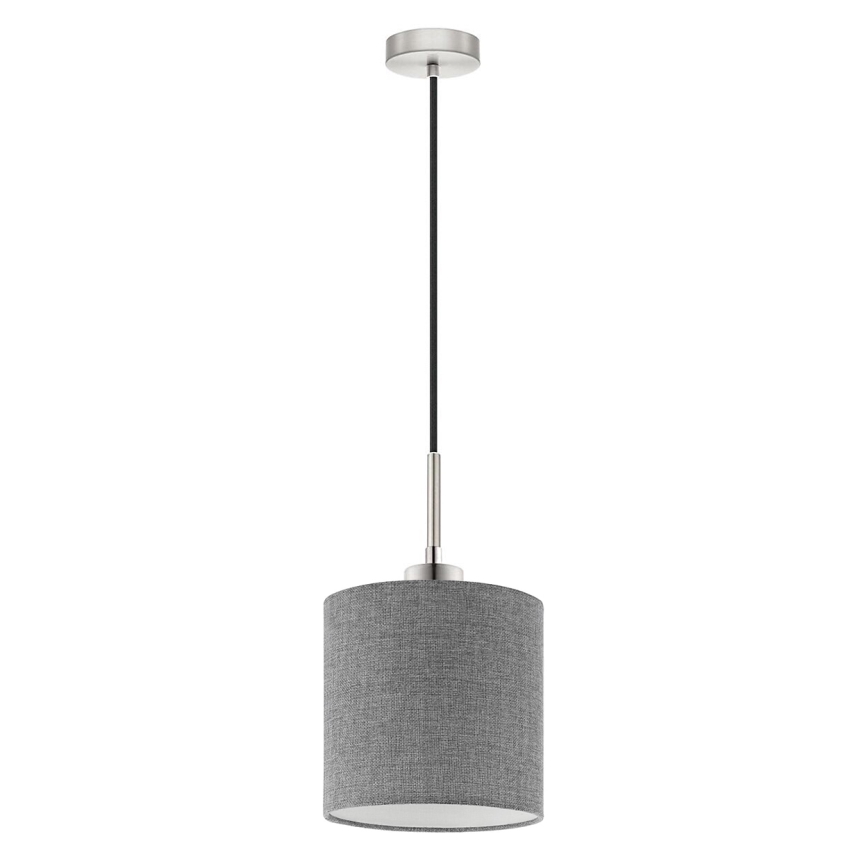 Eglo - LED  Підвісна люстра TUNJA 1xE27/60W/230V сірий