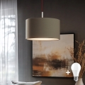 Eglo - LED  Підвісна люстра TUNJA 1xE27/60W/230V темно-коричневий