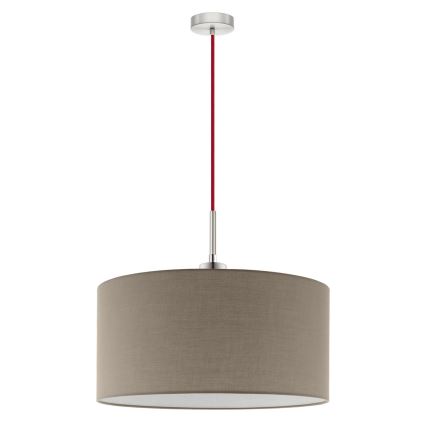 Eglo - LED  Підвісна люстра TUNJA 1xE27/60W/230V темно-коричневий