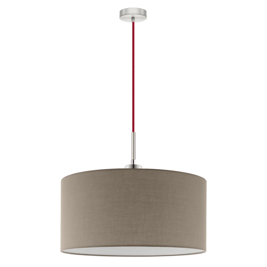 Eglo - LED  Підвісна люстра TUNJA 1xE27/60W/230V темно-коричневий