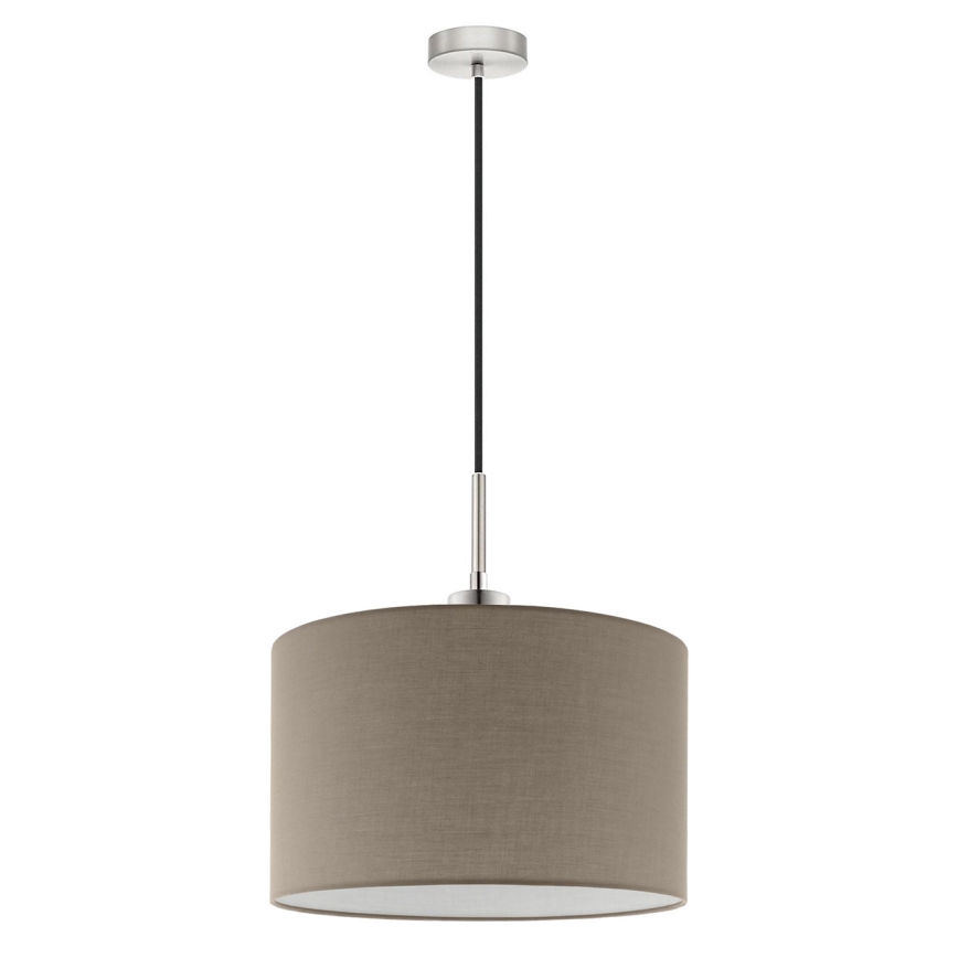 Eglo - LED  Підвісна люстра TUNJA 1xE27/60W/230V темно-коричневий