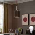 Eglo - LED  Підвісна люстра TUNJA 1xE27/60W/230V коричневий