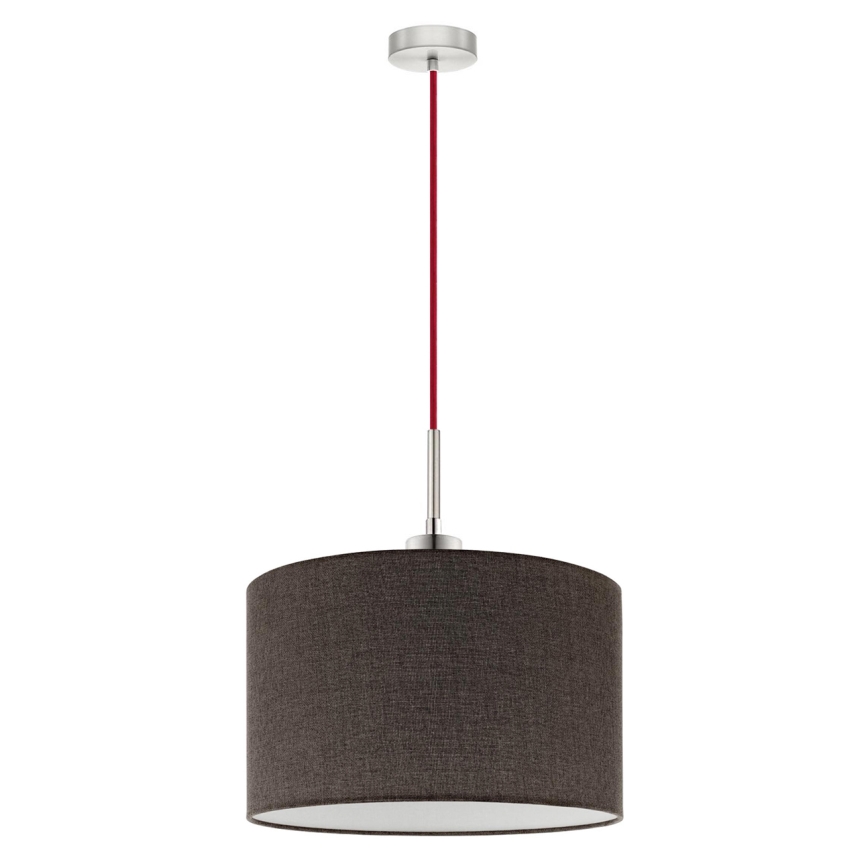 Eglo - LED  Підвісна люстра TUNJA 1xE27/60W/230V коричневий