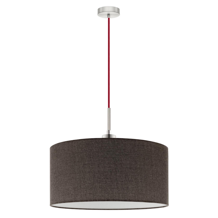 Eglo - LED  Підвісна люстра TUNJA 1xE27/60W/230V коричневий