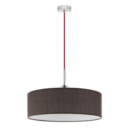 Eglo - LED  Підвісна люстра TUNJA 1xE27/60W/230V коричневий