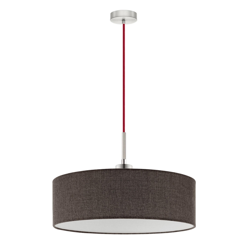 Eglo - LED  Підвісна люстра TUNJA 1xE27/60W/230V коричневий