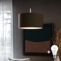 Eglo - LED  Підвісна люстра TUNJA 1xE27/60W/230V коричневий