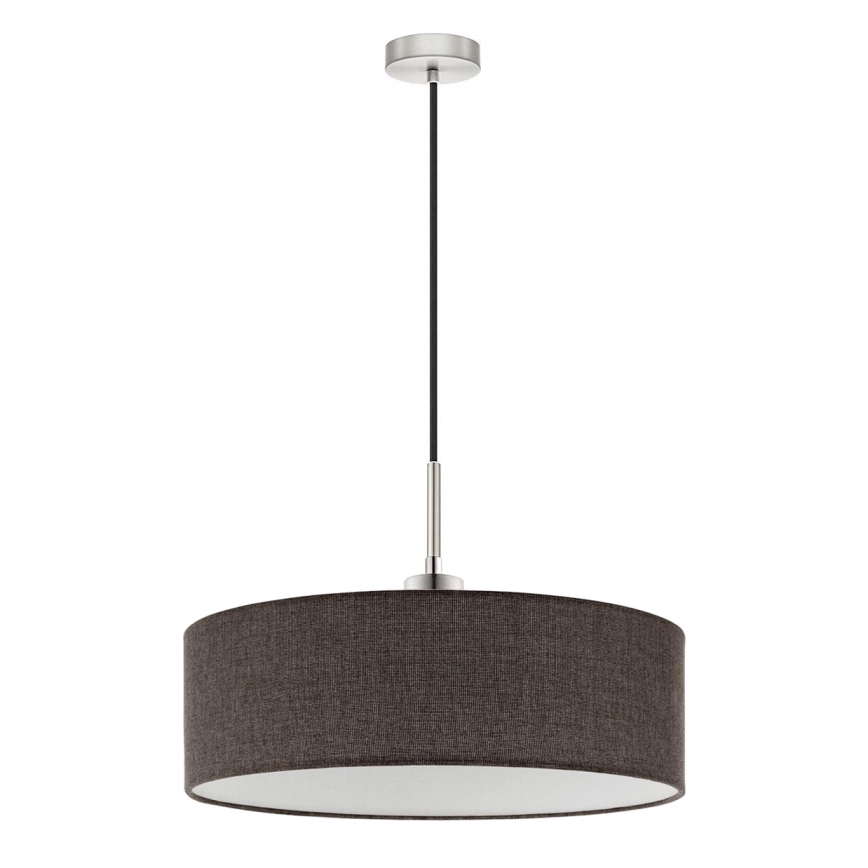 Eglo - LED підвісний світильник на тросі TUNJA 1xE27/60W/230V коричневий