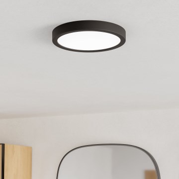 Eglo - LED потолочный светильник для ванной LED/11,5W/230V 2700/4000/6500K диаметр 21,1 см IP44 черный