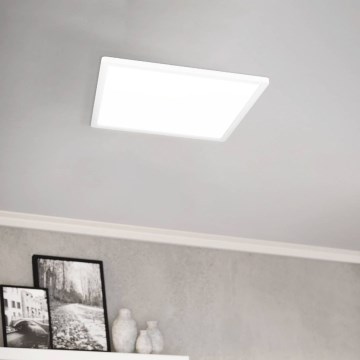 Eglo - LED Потолочный светильник для ванной комнаты LED/20,2W/230V 39x39 cm IP54 белый
