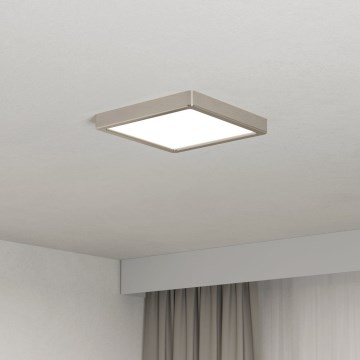 Eglo - LED потолочный светильник LED/10,5W/230V 2700/4000/6500K 22x22 см матовый хром