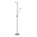 Eglo - LED регульована підлогова лампа LED/20W + LED/2,5W бронзова
