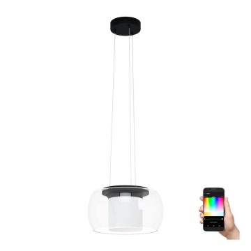 Eglo - LED RGB Димерна люстра на мотузці BRIAGLIA-C LED/24,8W/230V