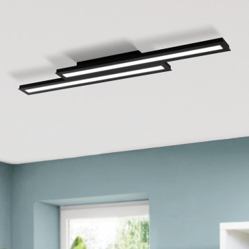 Eglo - LED RGB Стельовий світильник з регулюванням яскравості SALITERAS-C 2xLED/10W/230V
