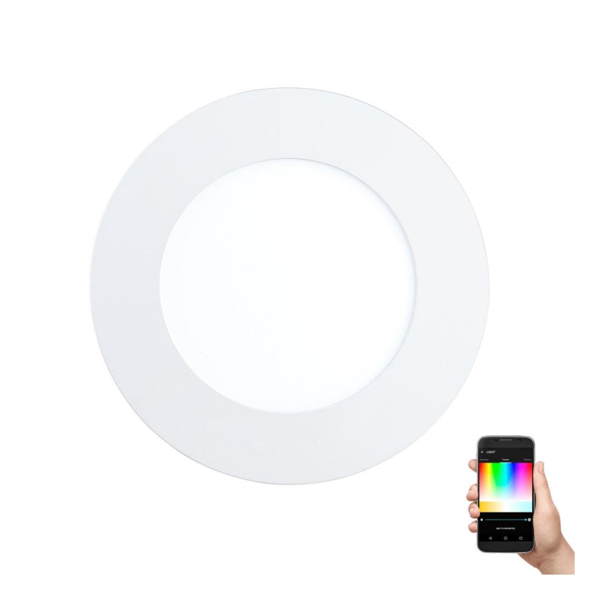 Eglo - LED RGB Стельовий вбудований світильник з регулюванням яскравості FUEVA-C LED/5,4W/230V