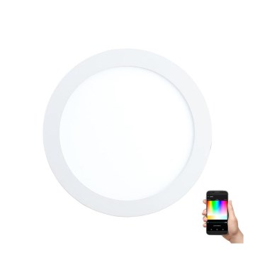 Eglo - LED RGB Світильник вмонтований до підвісної стелі з регулятором яскравості FUEVA-C LED/10,5W/230V