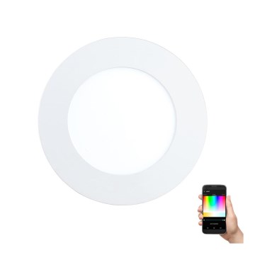 Eglo - LED RGB затемнюваний вбудований світильник FUEVA-C LED/5,4W/230V pr. 12 cm
