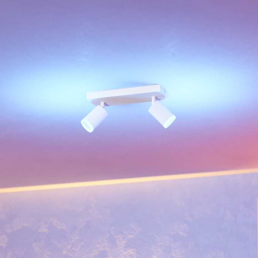 Eglo - LED RGBW диммируемый точечный светильник 2xLED/3,7W/230V 2700-6500K белый