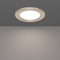 Eglo - LED RGBW диммируемый встраиваемый светильник для ванной LED/5Вт/230В 2700–6500К Ø 12 см IP44 матовый хром