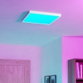 Eglo - LED RGBW димований стельовий світильник для ванної LED/17,8 Вт/230 В 2700-6500 К діам. 39,9 см IP44 білий