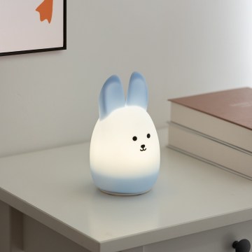 Eglo - LED RGBW Перезаряджувальний сенсорний дитячий нічник LED/5W/5V 1200 mAh заєць